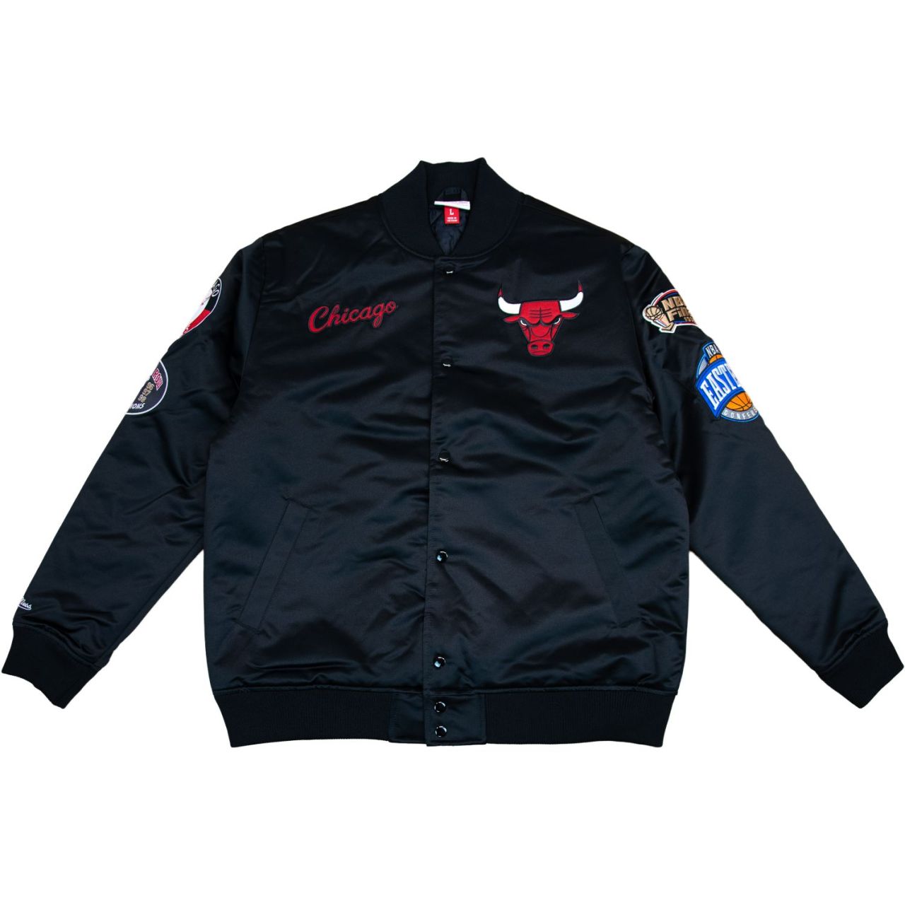 M&N Heavyweight Satin Jacke NBA Chicago Bulls