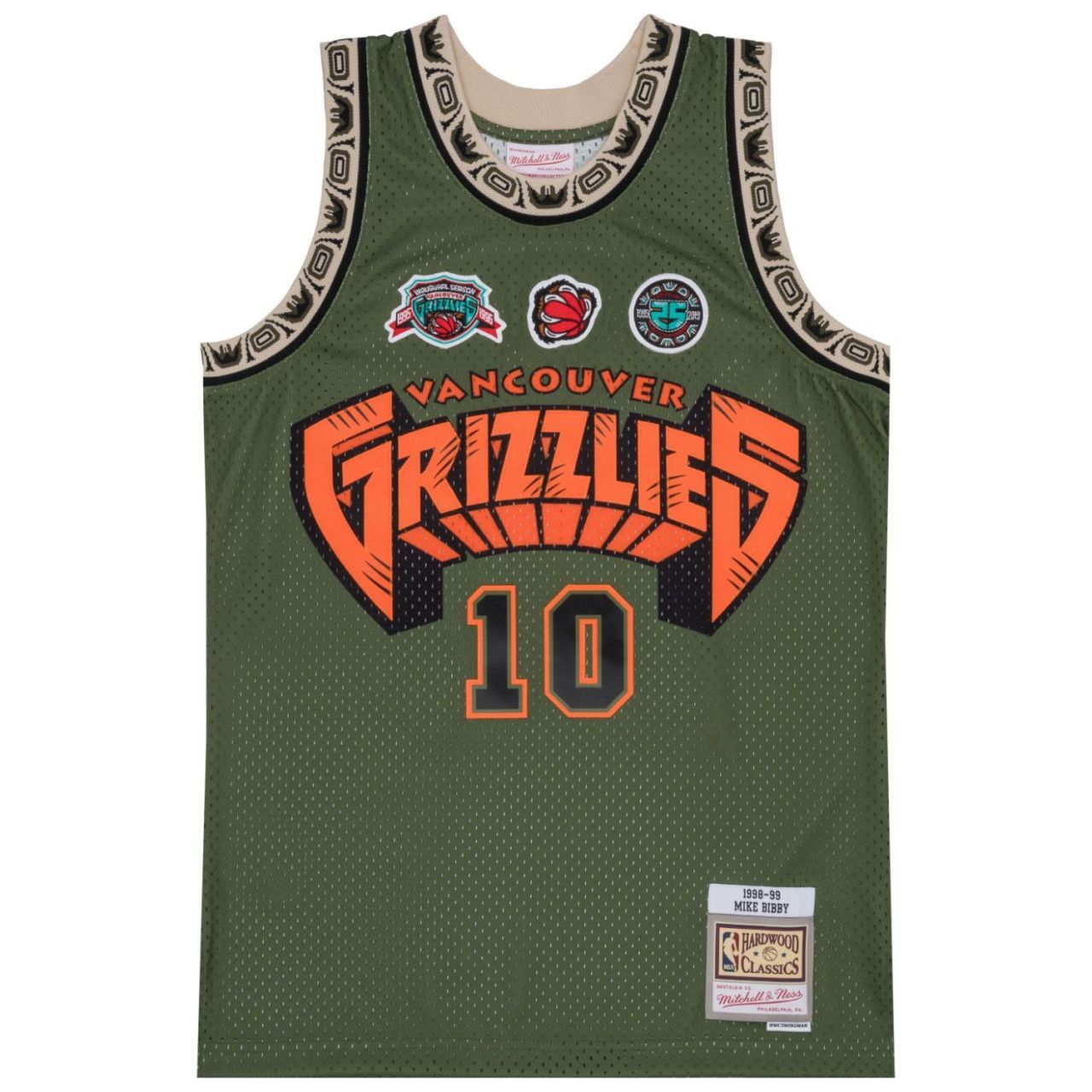 Mike Bibby Vancouver Grizzlies FLIGHT Swingman Jersey