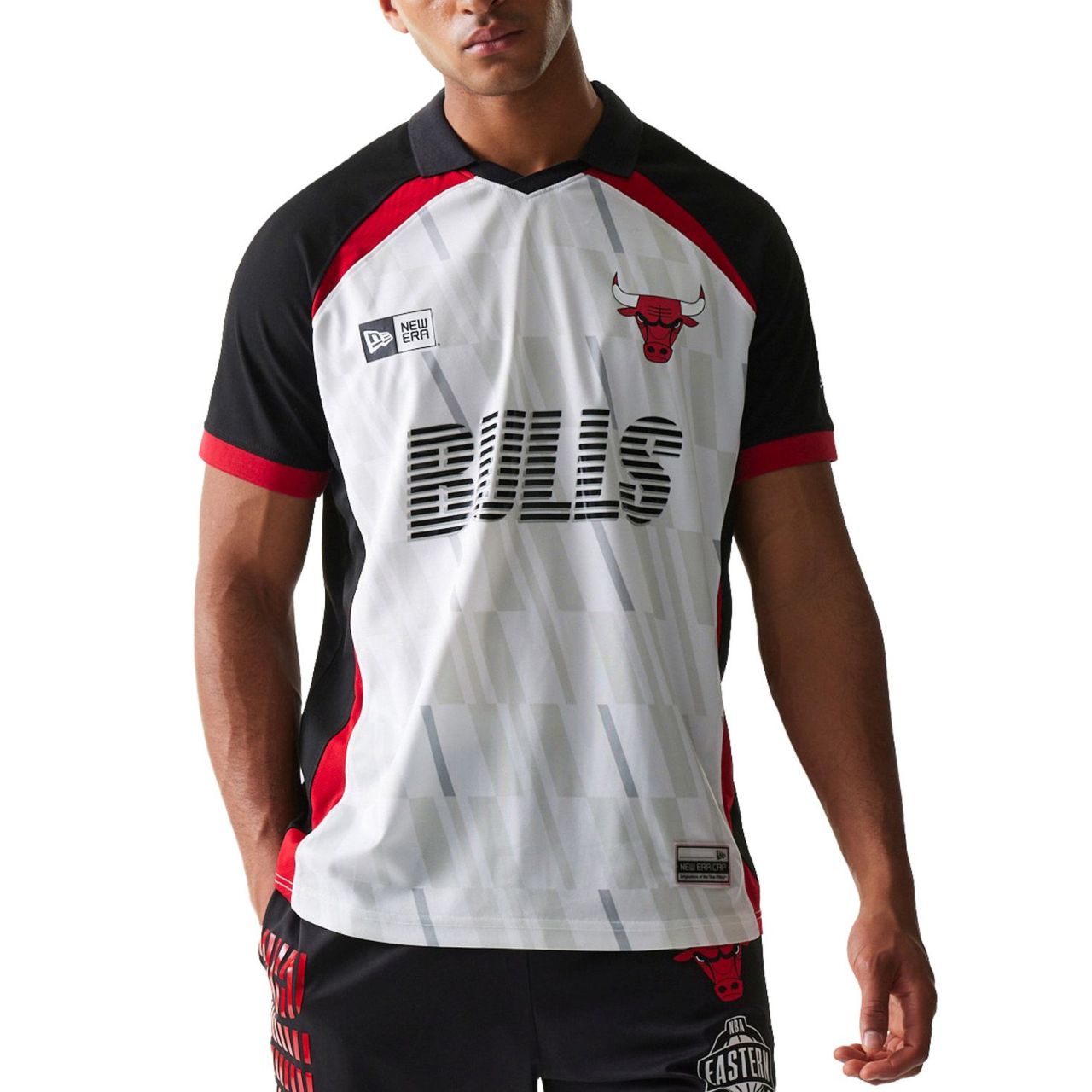 New Era Soccer Mesh Jersey Shirt - Chicago Bulls