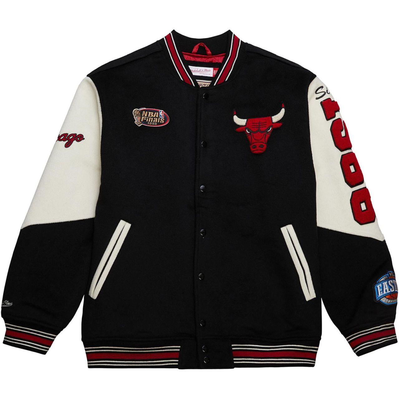 M&N Vintage Varsity Wool Jacke - NBA Chicago Bulls