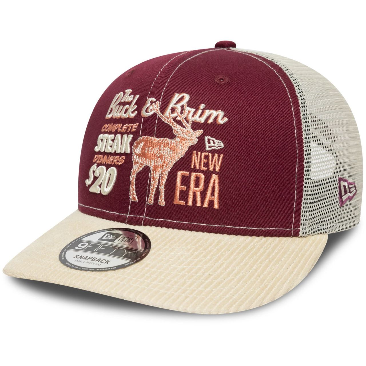 New Era 9Fifty Trucker Snapback Cap - OUTDOOR forest red