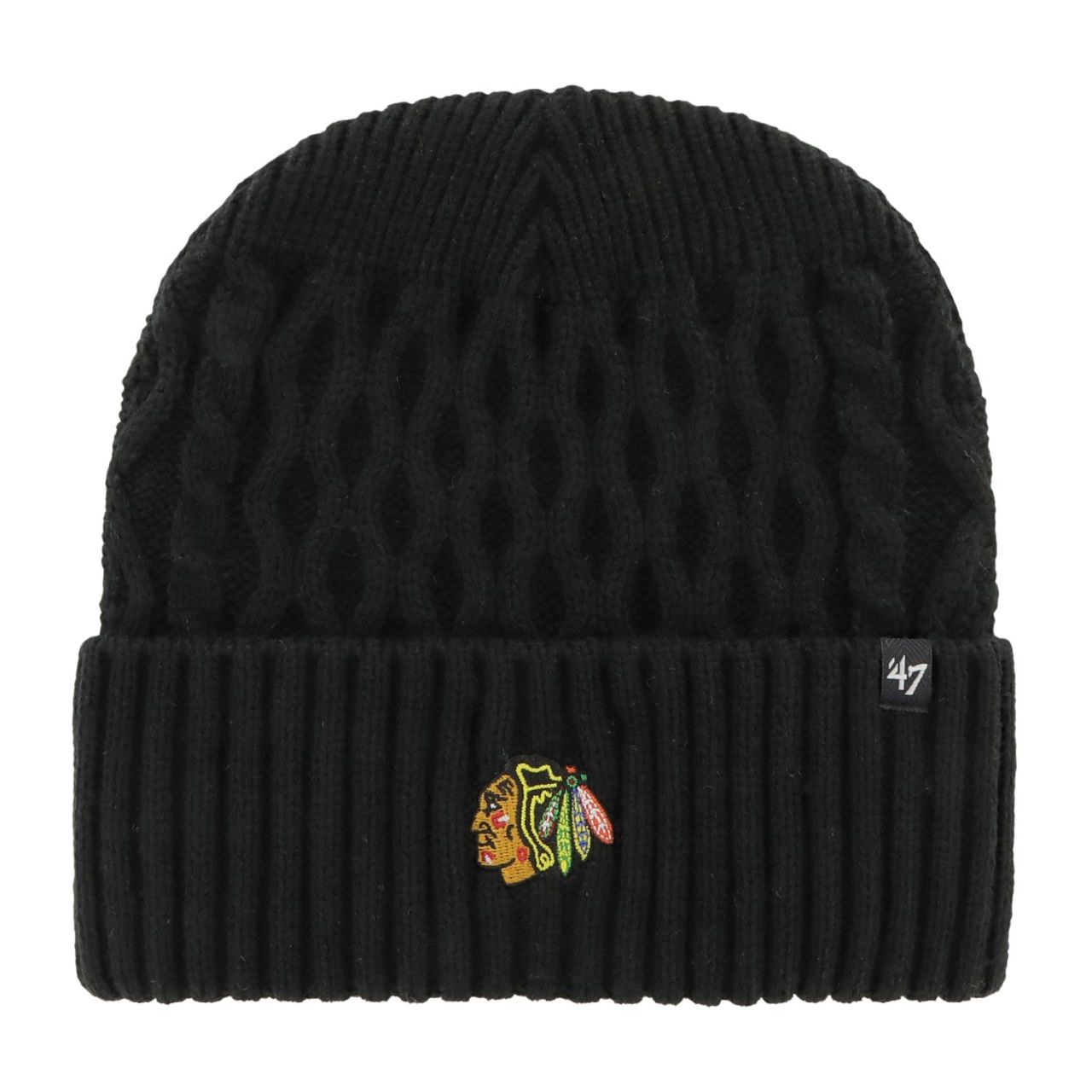 47 Brand Strick Winter Mütze - DRUMCLIFFE Chicago Blackhawks