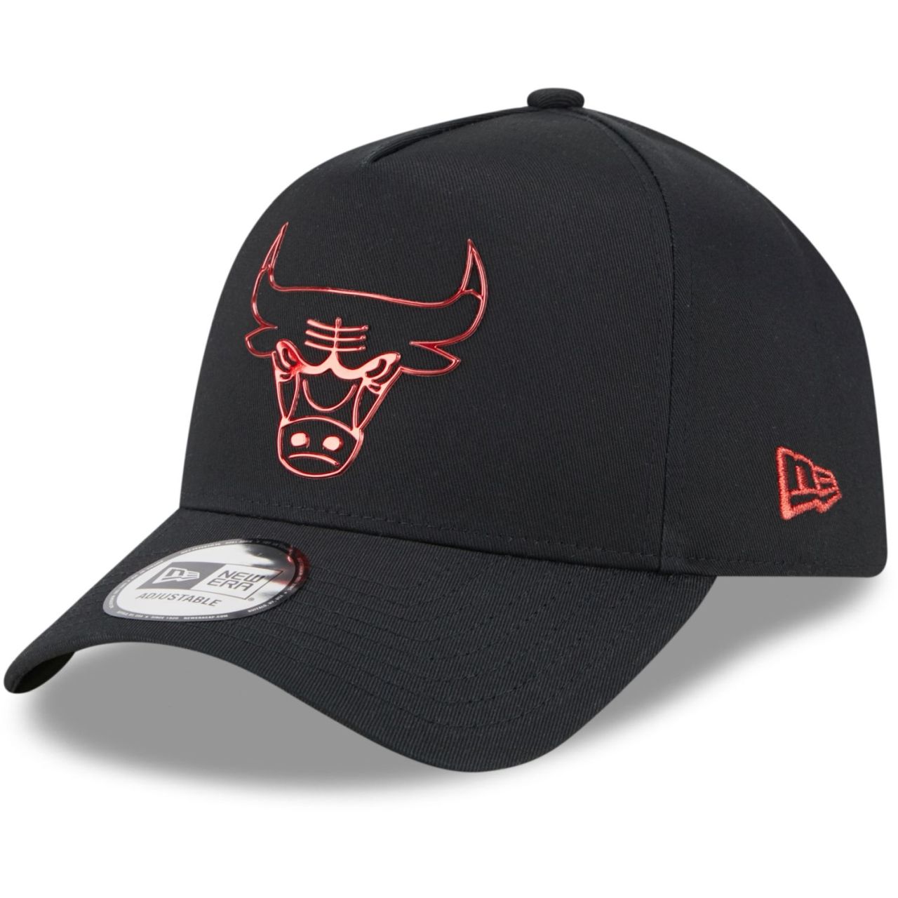 New Era E-Frame Snapback Cap - FOIL LOGO Chicago Bulls
