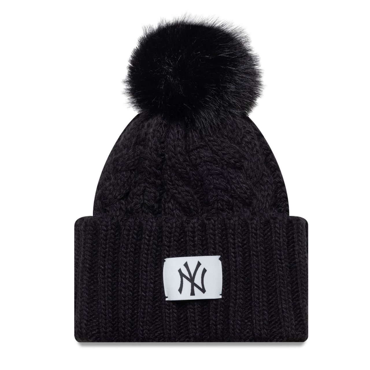 New Era Kinder Mädchen Wintermütze - NY Yankees schwarz