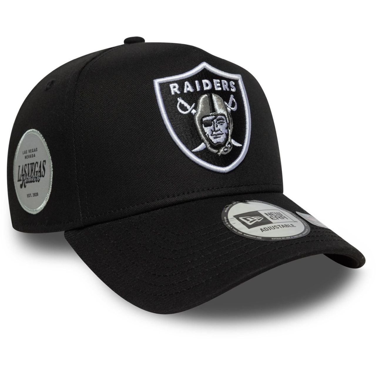 New Era E-Frame Snapback Cap - SIDEPATCH Las Vegas Raiders
