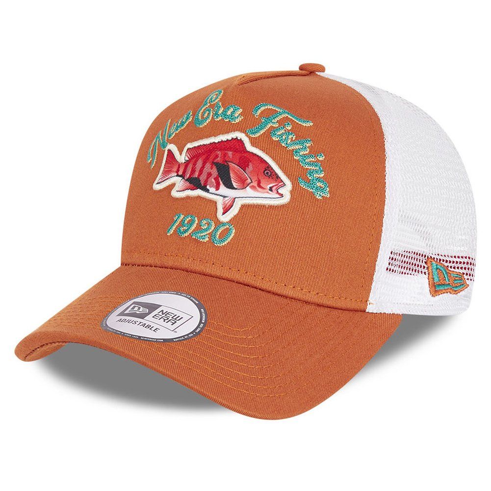 New Era A-Frame Trucker Cap - OUTDOOR Fishing toffee braun