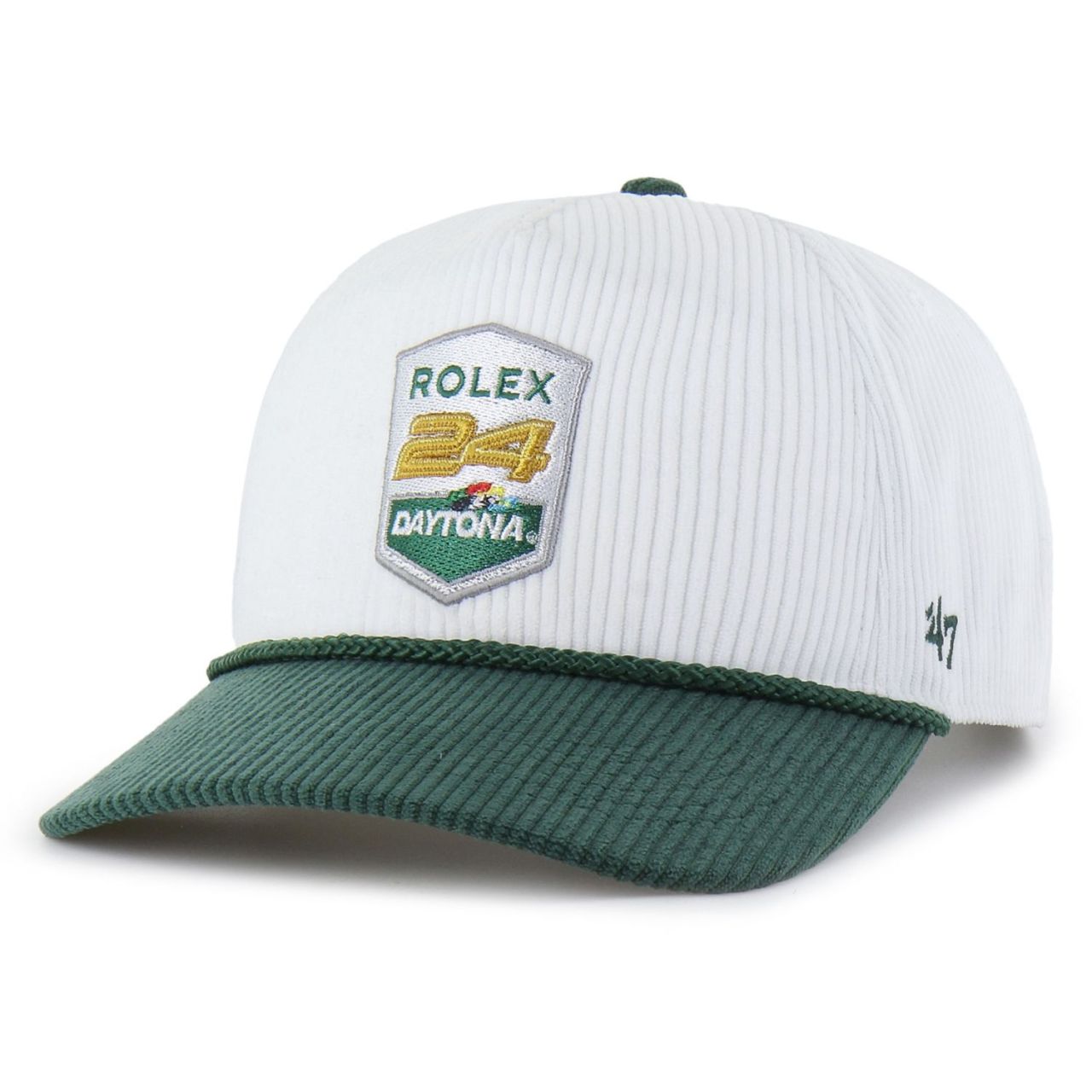 47 Brand Snapback Hitch Cap - NASCAR Rolex Kord weiß