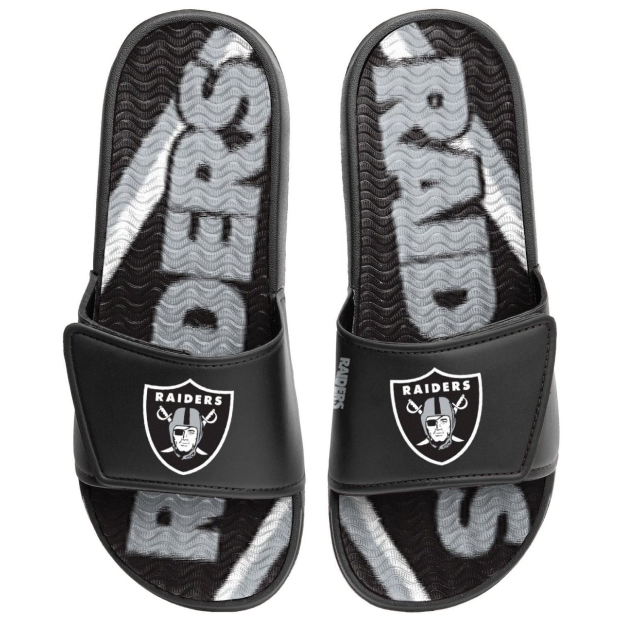 Las Vegas Raiders Badelatschen NFL GEL Sport Slides