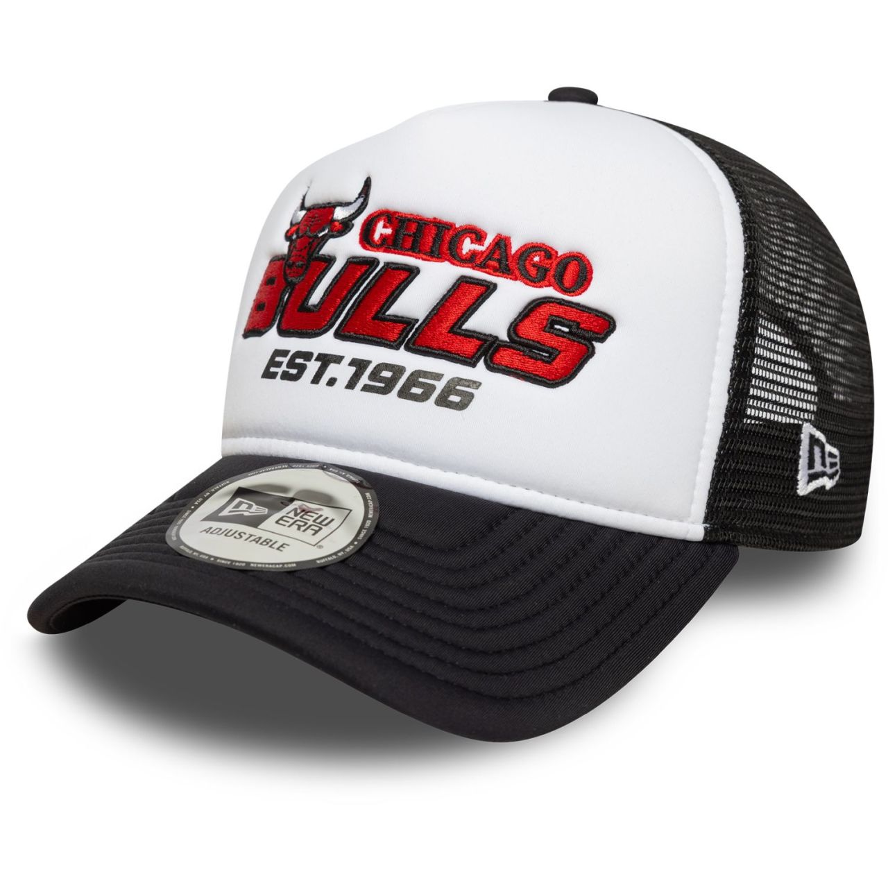 New Era A-Frame Mesh Trucker Cap - FOAM Chicago Bulls