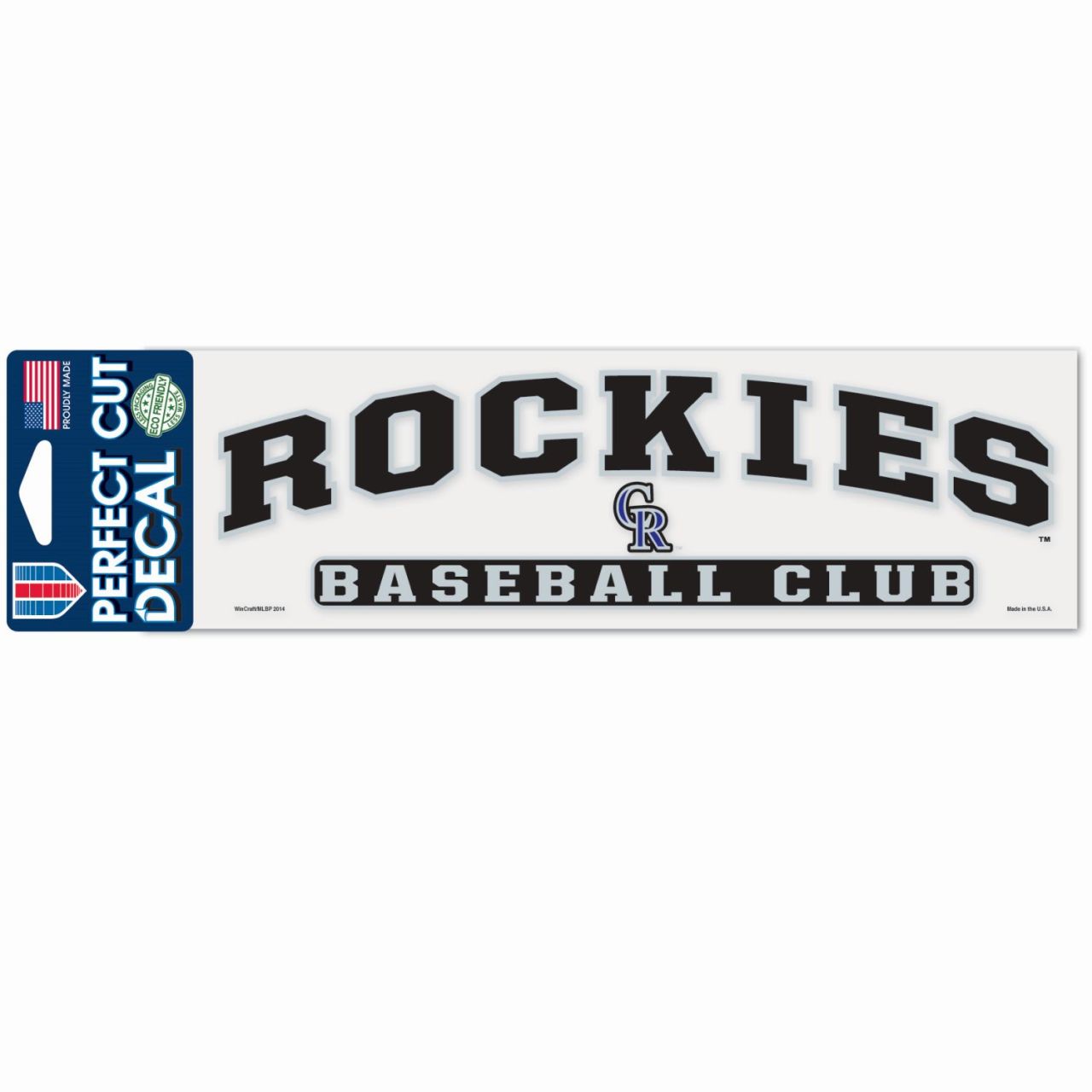 MLB Perfect Cut Aufkleber 8x25cm Colorado Rockies