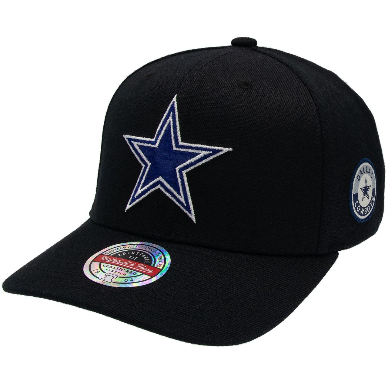 M&N Stretch Snapback Classic Red Cap - Dallas Cowboys
