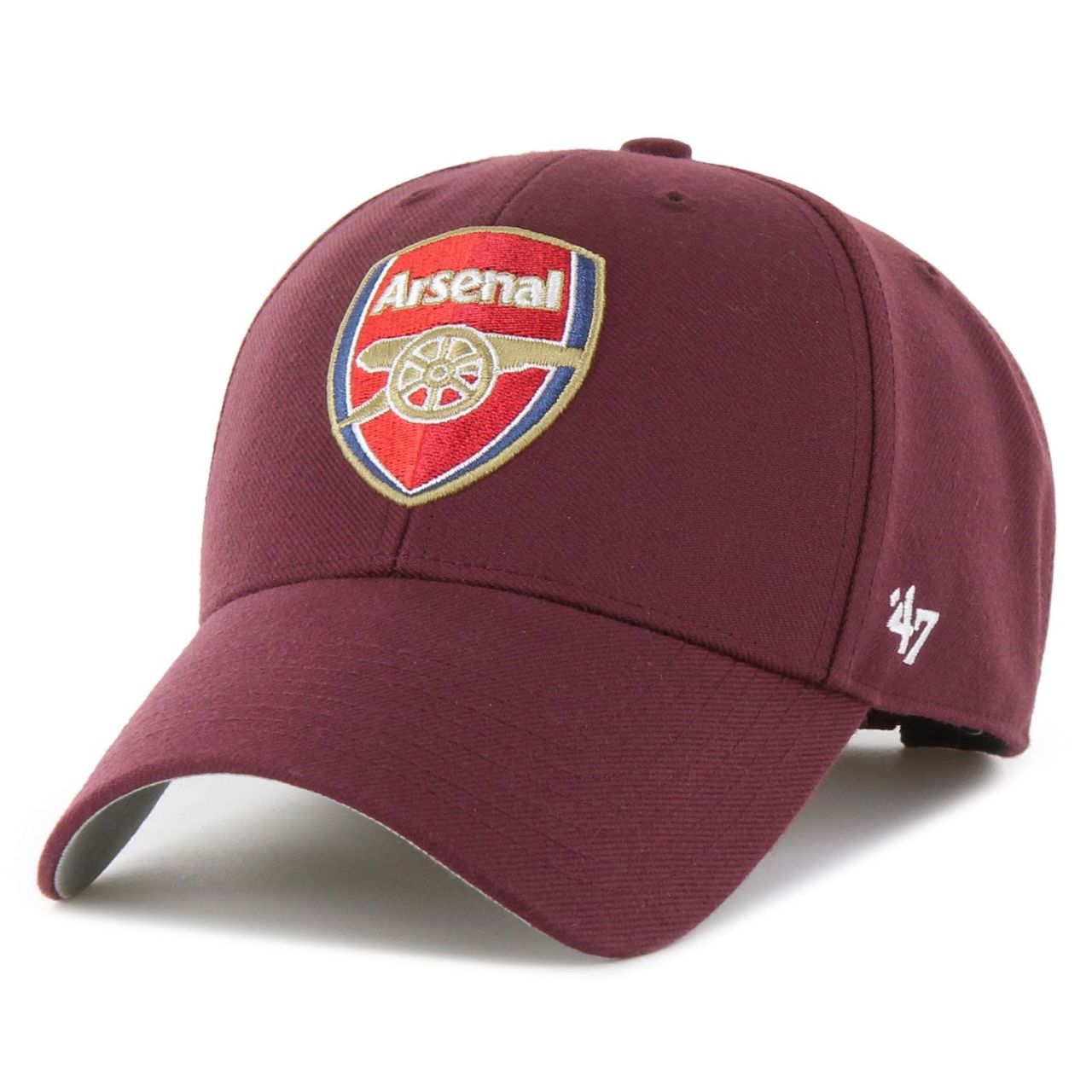 47 Brand Curved Snapback Cap - FC Arsenal London maroon