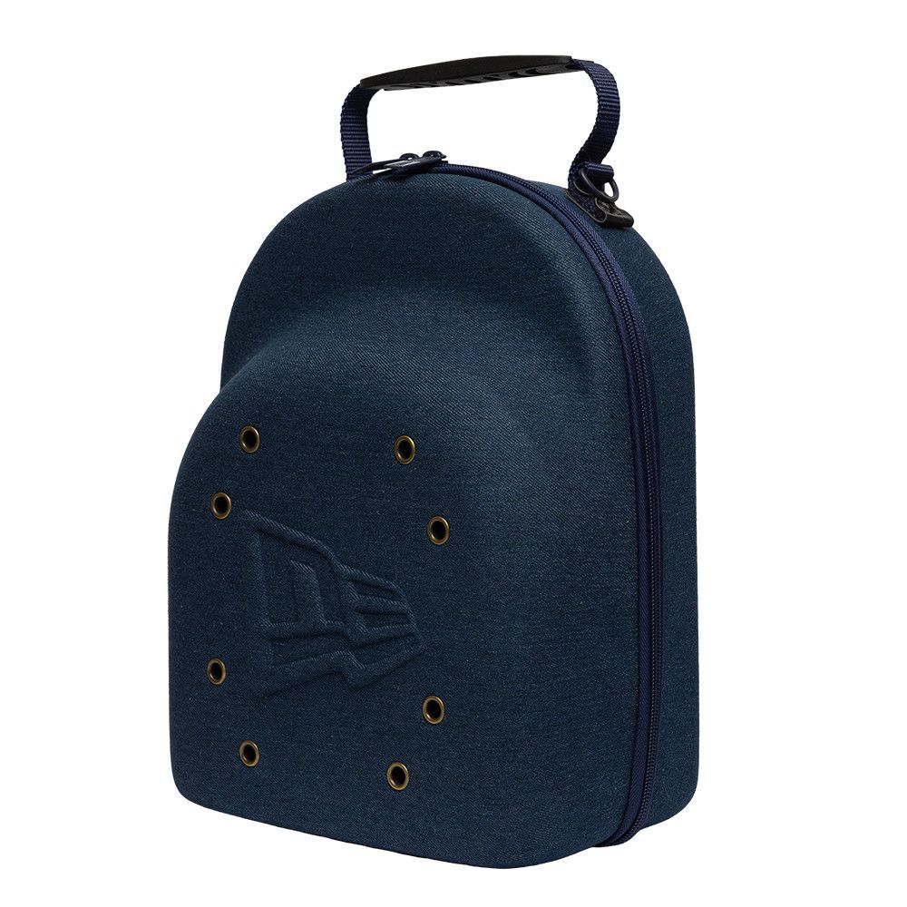 New Era 6 Cap Carrier Tasche Case denim navy