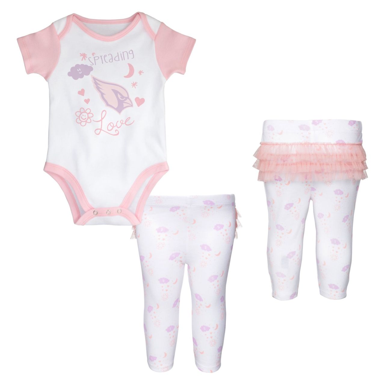 NFL Baby Mädchen Body Leggings Set Arizona Cardinals
