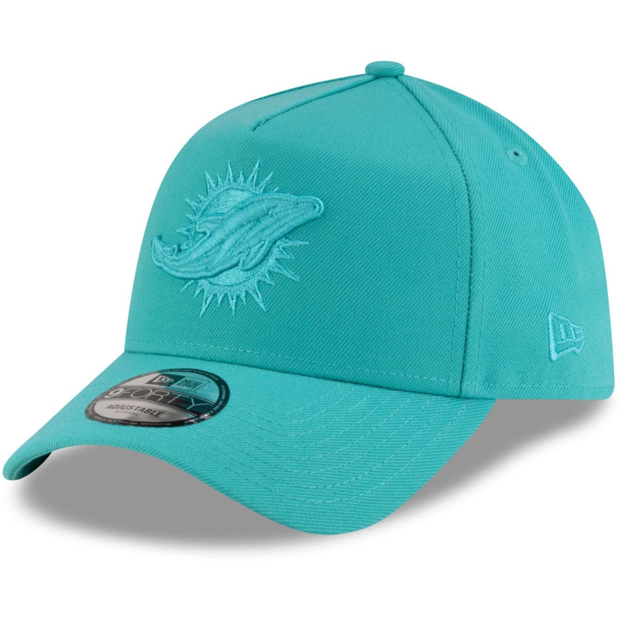 New Era 9Forty A-Frame Snapback Cap - Miami Dolphins aqua