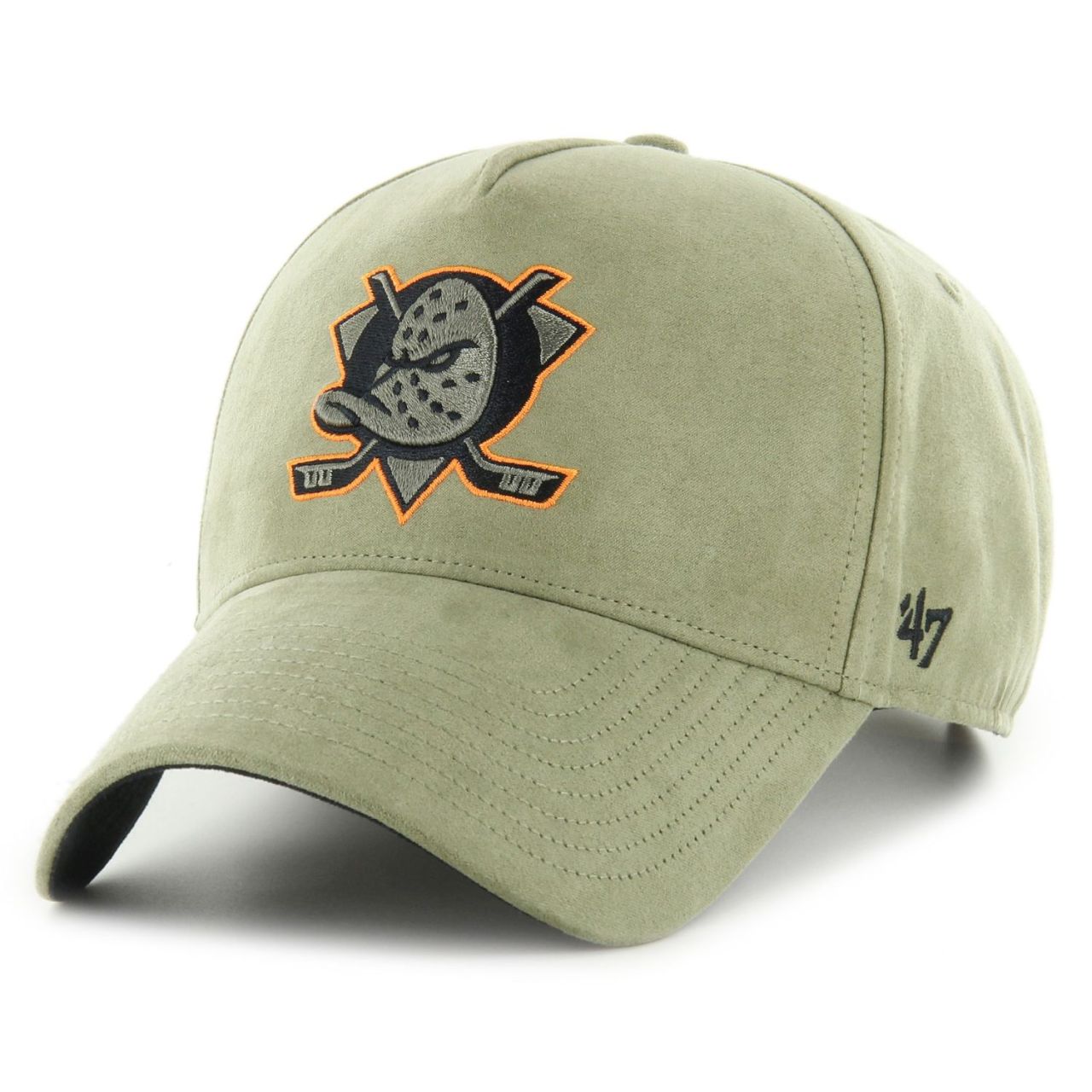 47 Brand Strapback Cap ULTRA SUEDE Anaheim Ducks oliv