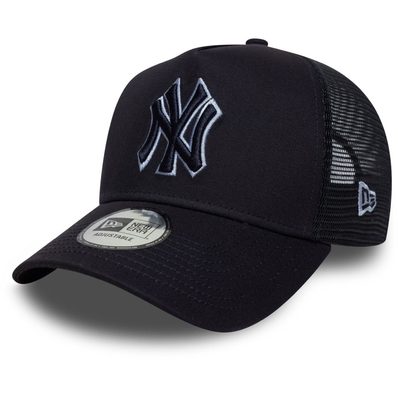 New Era A-Frame Mesh Trucker Cap - New York Yankees navy