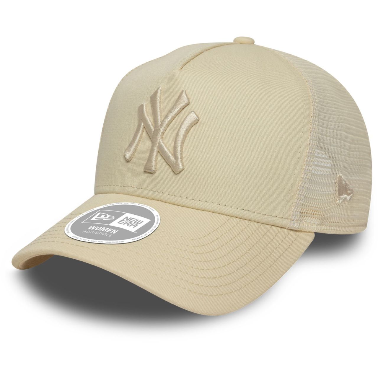New Era Damen A-Frame Trucker Cap New York Yankees beige