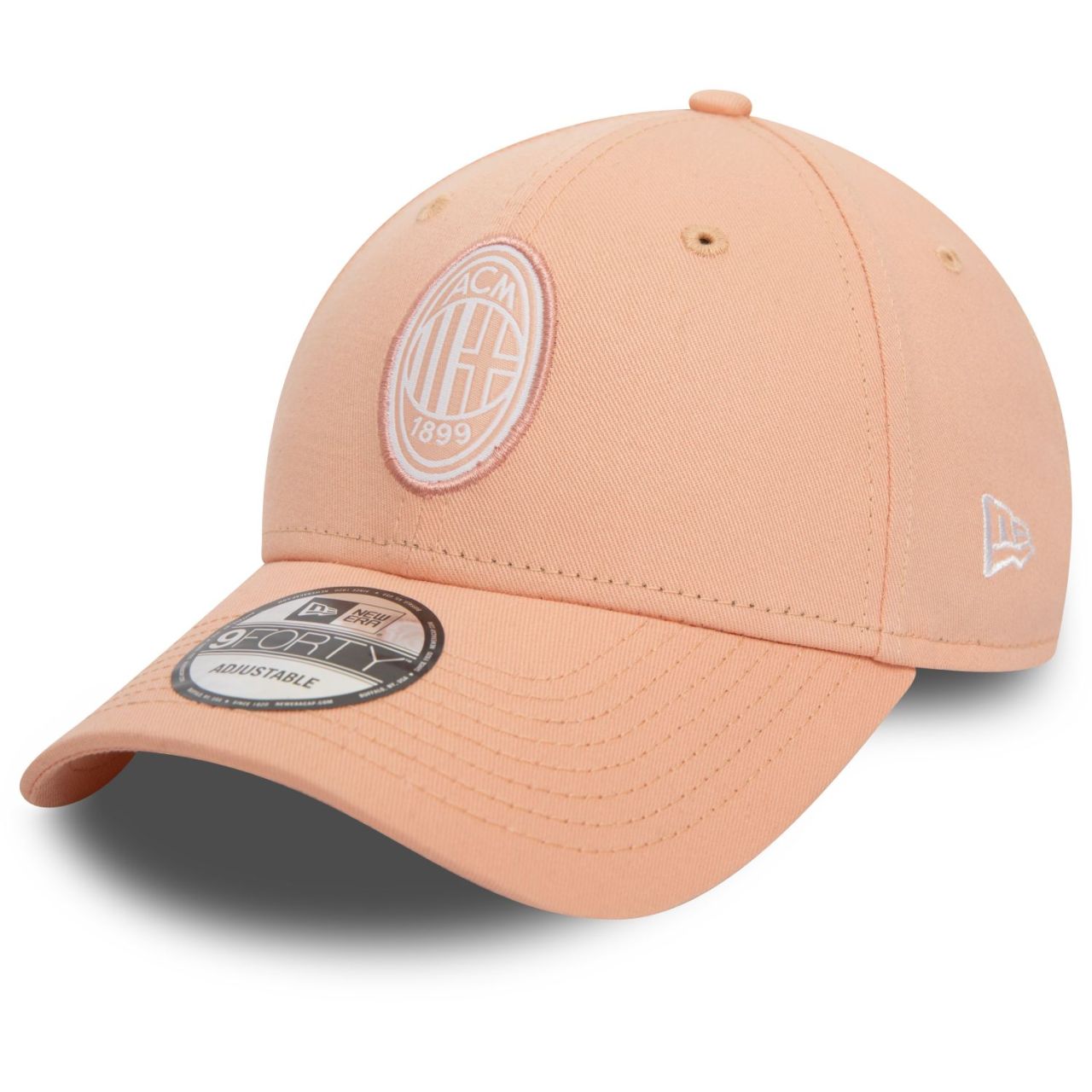 New Era 9Forty Strapback Cap - AC MAILAND blush