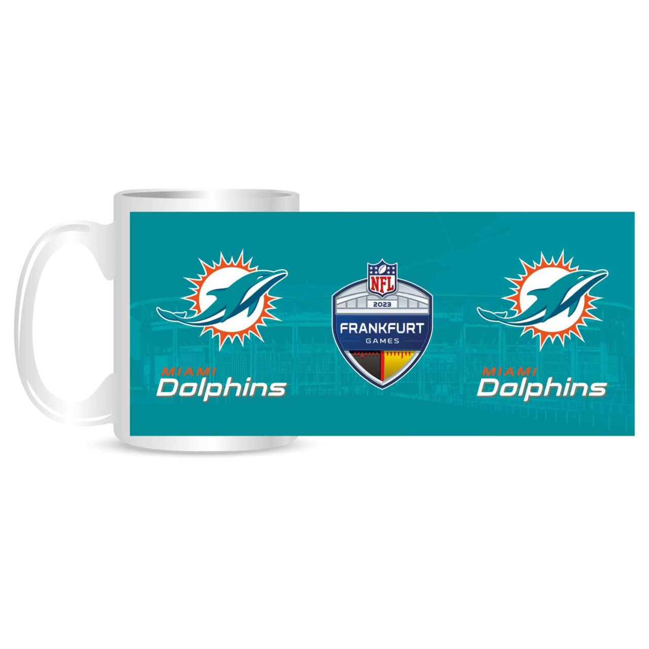 NFL Game Frankfurt 2023 Miami Dolphins 450ml Tasse