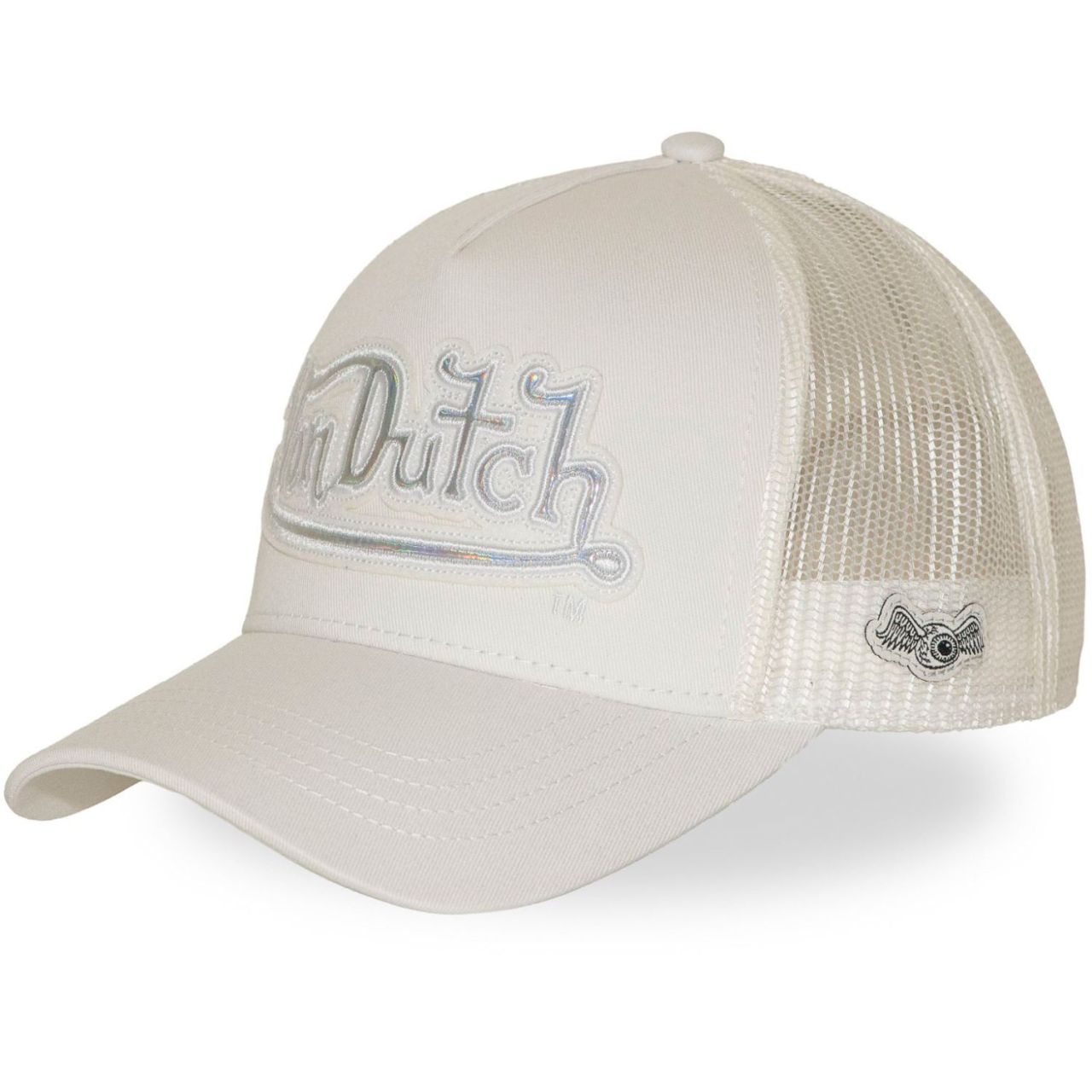 Von Dutch Damen Mesh Trucker Cap RAINBOW creme
