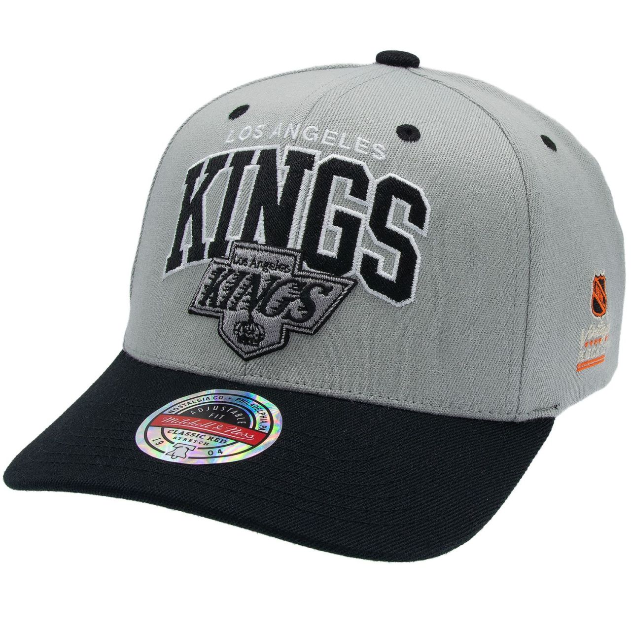 M&N Stretch Snapback Classic Red Cap - Los Angeles Kings