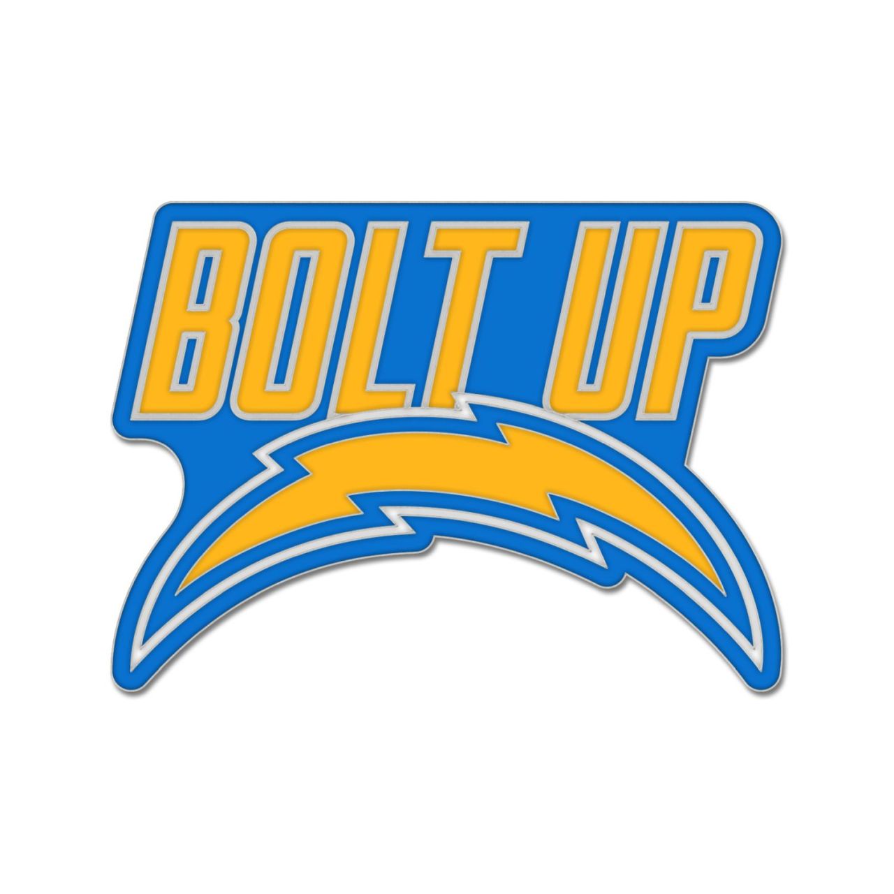 NFL Universal Schmuck Caps PIN Los Angeles Chargers SLOGAN