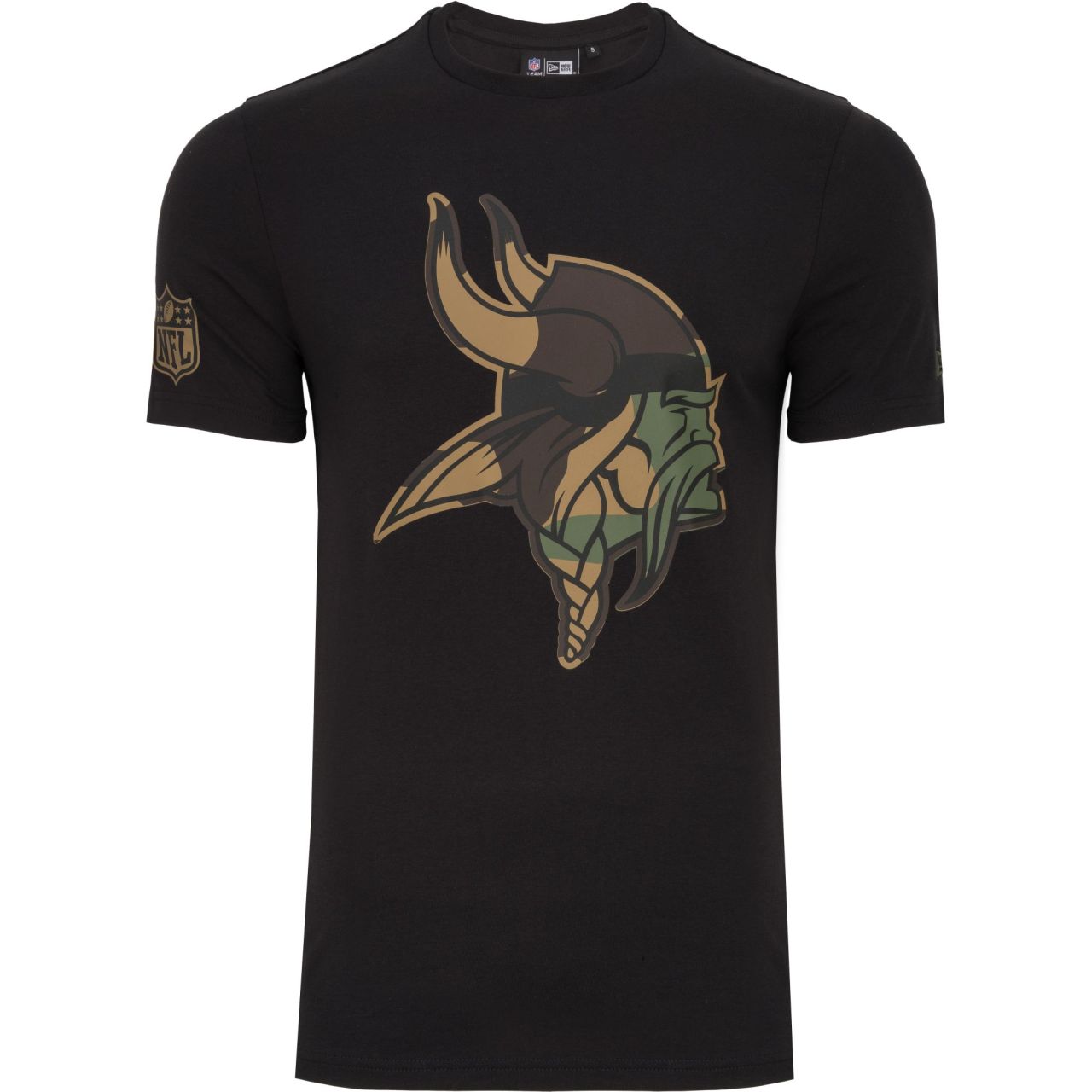 New Era Shirt - NFL Minnesota Vikings schwarz / camo