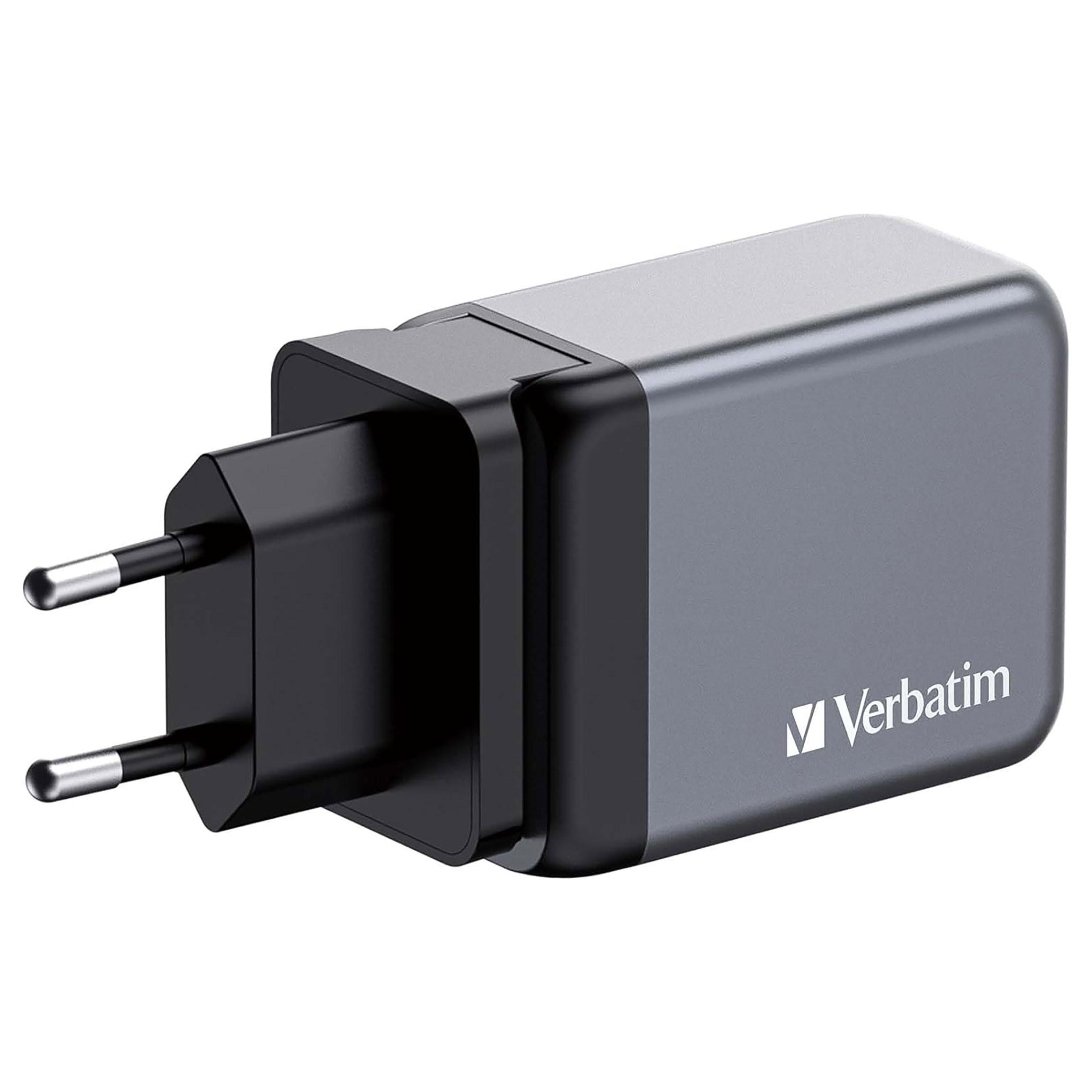 Verbatim GaN Charger 65 Watt für Laptops, Tablets, Smartphones - 3-in-1 Schnellladegerät inkl. EU-, UK-, USA-AnschlussNeuware -