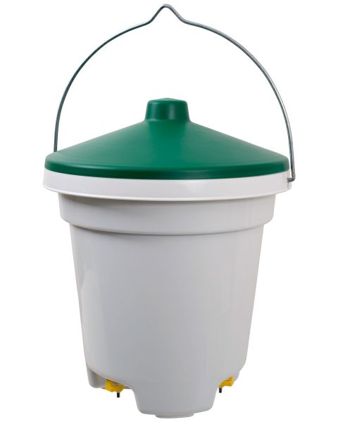 Geflügel Tränkeeimer 12 Liter mit Tränkenippeln - Hühnertränke mit ...