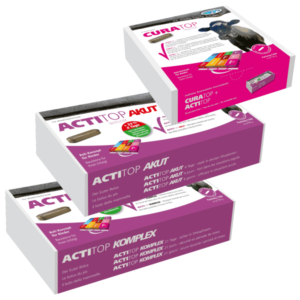 Boli-Set Trockenstehzeit: CURATOP + ACTITOP KOMPLEX & AKUT - Futter...