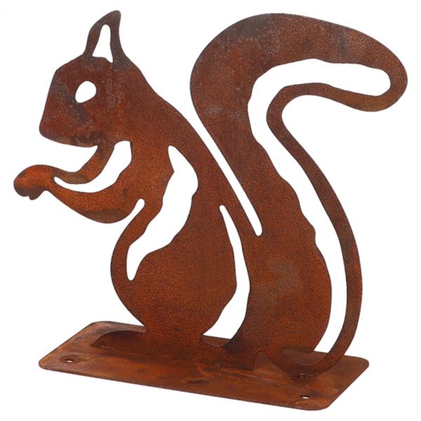 Esschert Design Gartenfigur Eichhörnchen 22x20cm - Tier Dekofigur i...
