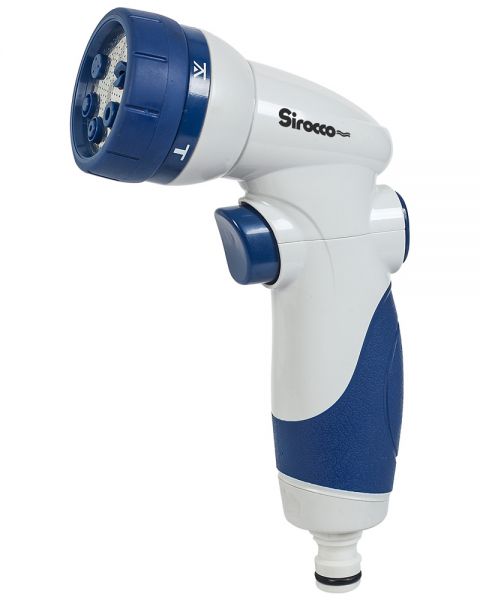 Siro Soft Brausepistole 5 Düsen - mit Push-Smart-Funktion - Sprühst...