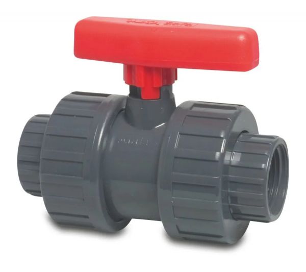 Profec PVC Kugelhahn 1/2 Zoll - beidseitig Innengewinde - Betriebsd...