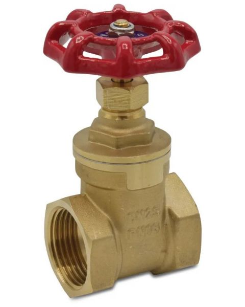 Profec Messing Muffenschieber 3/4 Zoll - Drosselschieber mit Handra...