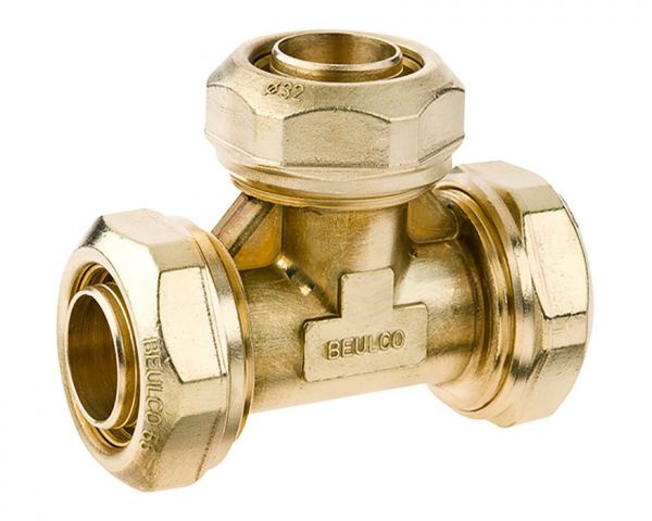 Beulco T-Stück 3/4 Zoll - 25x2,3mm - Verbindungskupplung - drei Roh...