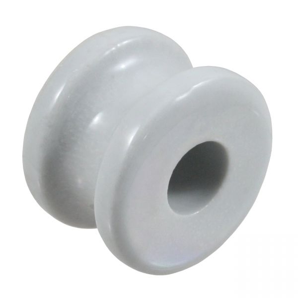 10x Porzellan-Eckrolle KOMPAKT, kleine Ausführung, Eckisolator aus ...