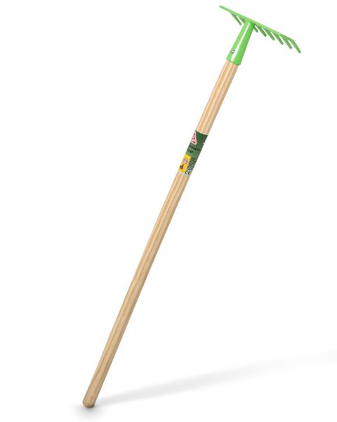 Kinder Gartenrechen Metall - kleiner Rechen für Kinder - Spielharke...