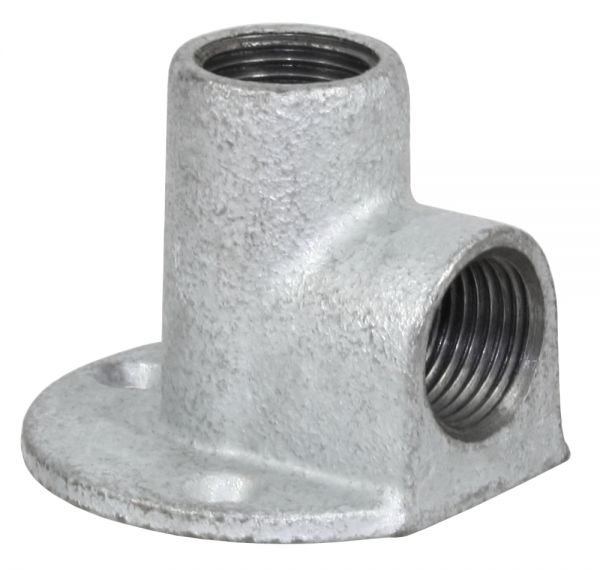 Temperguss Deckenwinkel, 3/4 Zoll, IG-IG, beidseitig mit Innengewin...