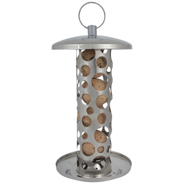 Esschert Design Meisenknödelautomat Edelstahl, Futterstelle, Futter...