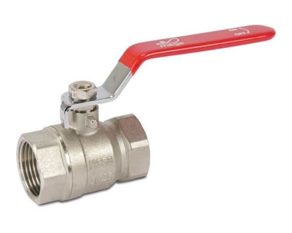 Profec Messing Kugelhahn 1 1/4 Zoll IG - einteilig - Arbeitsdruck 2...