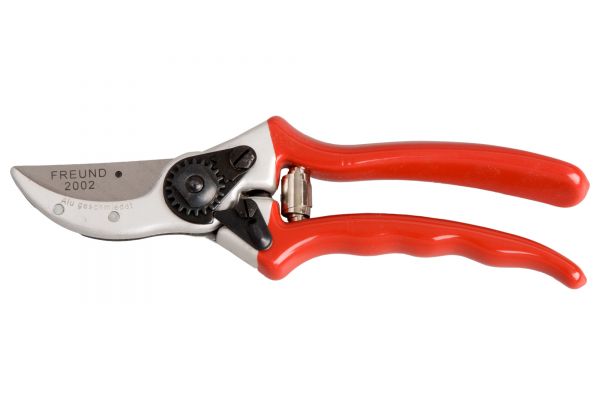 Freund-Victoria Gartenschere 2002, Alugeschmiedet, vorbeischneidend...