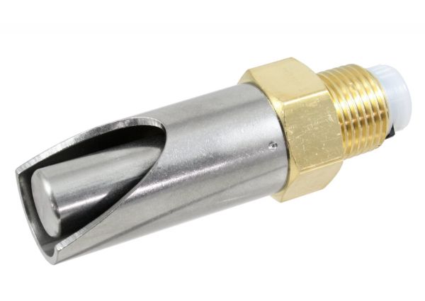 Beißnippel PREMIUM-LINE 1/2 Zoll, 80mm, NIRO, mit dickem Druckkegel...