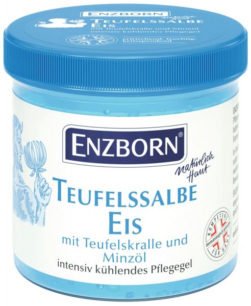Enzborn Teufelssalbe Eis 200ml, kühlendes Pflegegel mit der Kraft d...