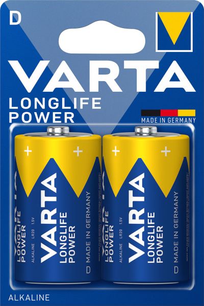 Varta Longlife Power Alkaline 4920 LR20 D - 1,5 Volt Batterie - 2er...