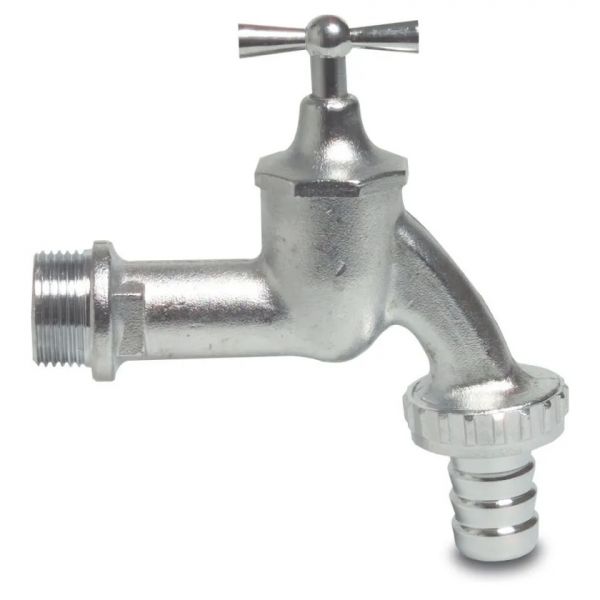 Profec Messing Auslaufventil 1/2 Zoll AG - Chrom matt - Wasserhahn ...