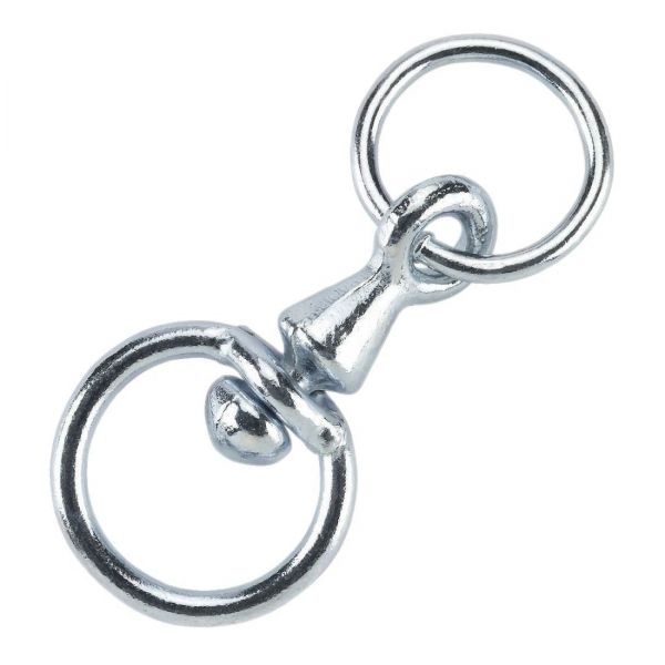 Wirbel für Kuhkette, 5mm, mit Ring, verzinkt, verhindert Verdrehen ...