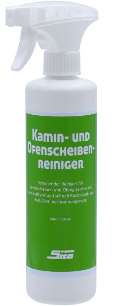 SICA Kamin- und Ofenscheibenreinger 500ml, Pumpspray, für Kaminsche...