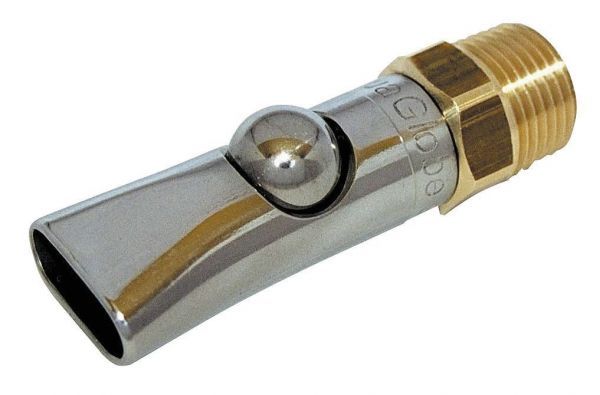 AquaGlobe Kugelbeißnippel 3/4 Zoll, 97mm, für Sauen und Rinder bis ...
