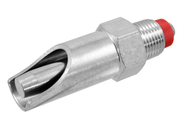 Beißnippel STANDARD-LINE 1/2 Zoll, 80mm, NIRO, mit dickem Druckkege...